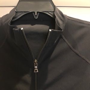 Vintage - Prada - microfiber - lightweight jacket - zipper on top and bottom!